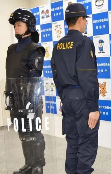 日本機動(dòng)隊全黑作訓服